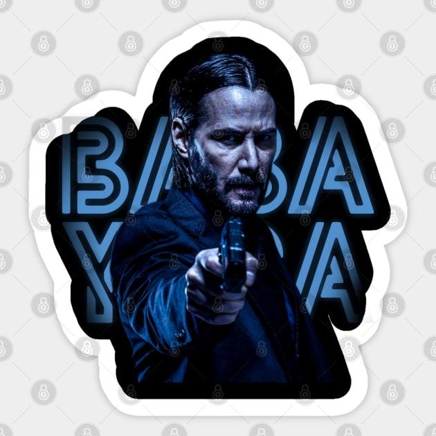 Baba yaga Sticker by BandarTogel05